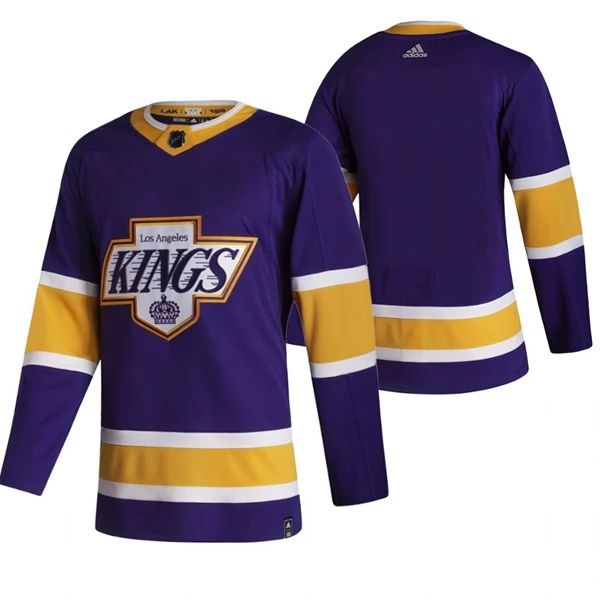 Los Angeles Kings Trikot Blank 2022 Reverse Retro Violett Authentic